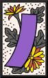 花札の菊の青短