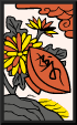 花札の菊に盃